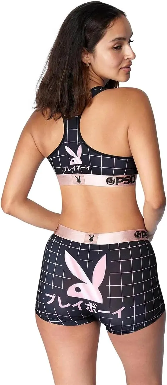 PSD Women's Rhd Kanji Grid Boy Shorts