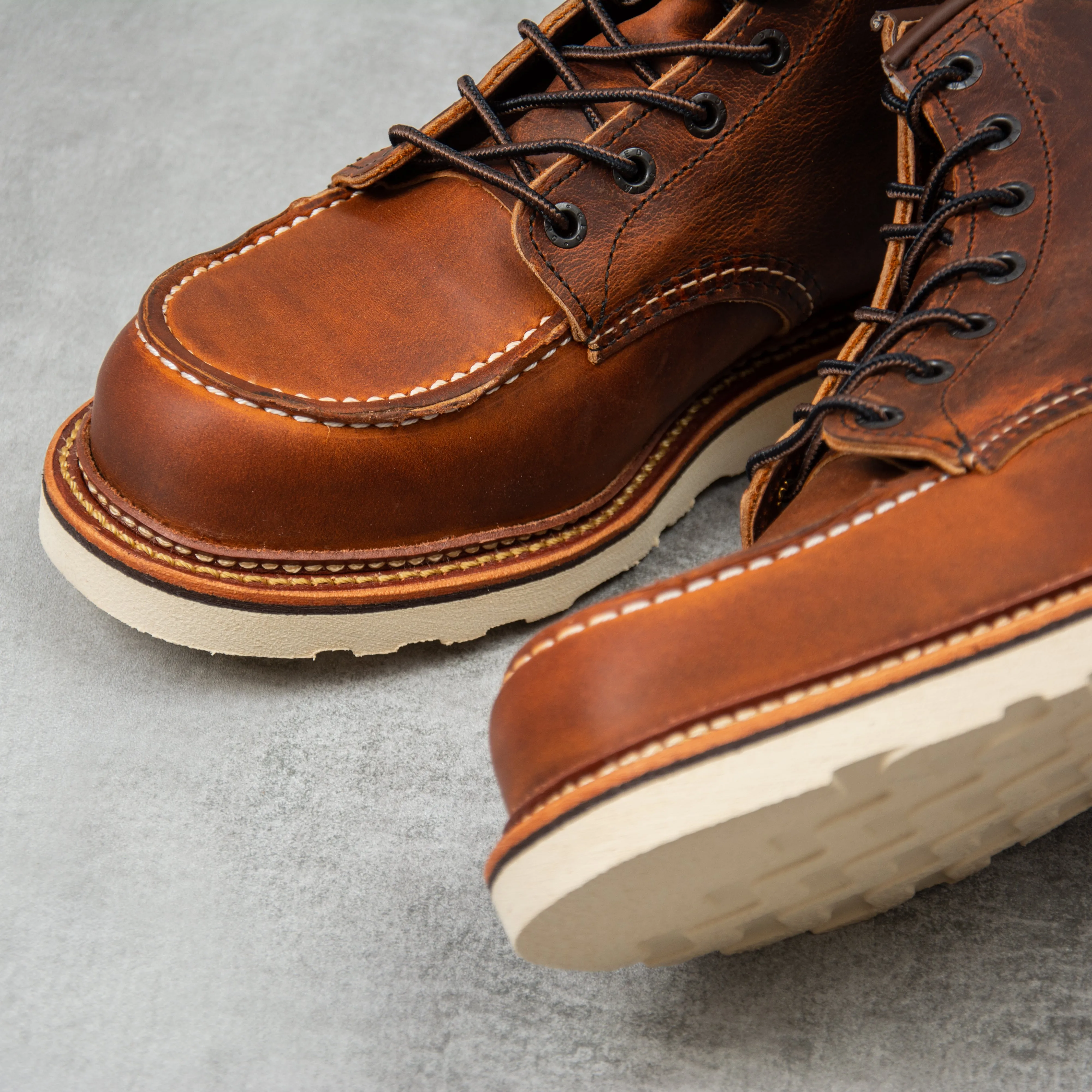 Red Wing Classic Moc Toe 1907 Boot - Copper Rough & Tough Leather