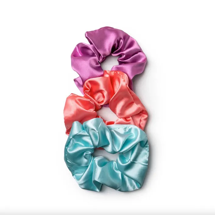 Silky Satin Scrunchie Set