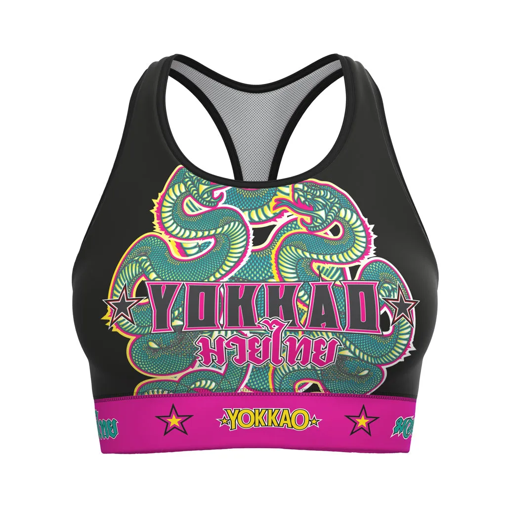 Snake Compression Sports Bra