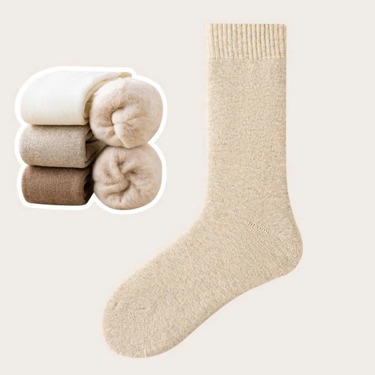 Soft Cashmere Crew Socks