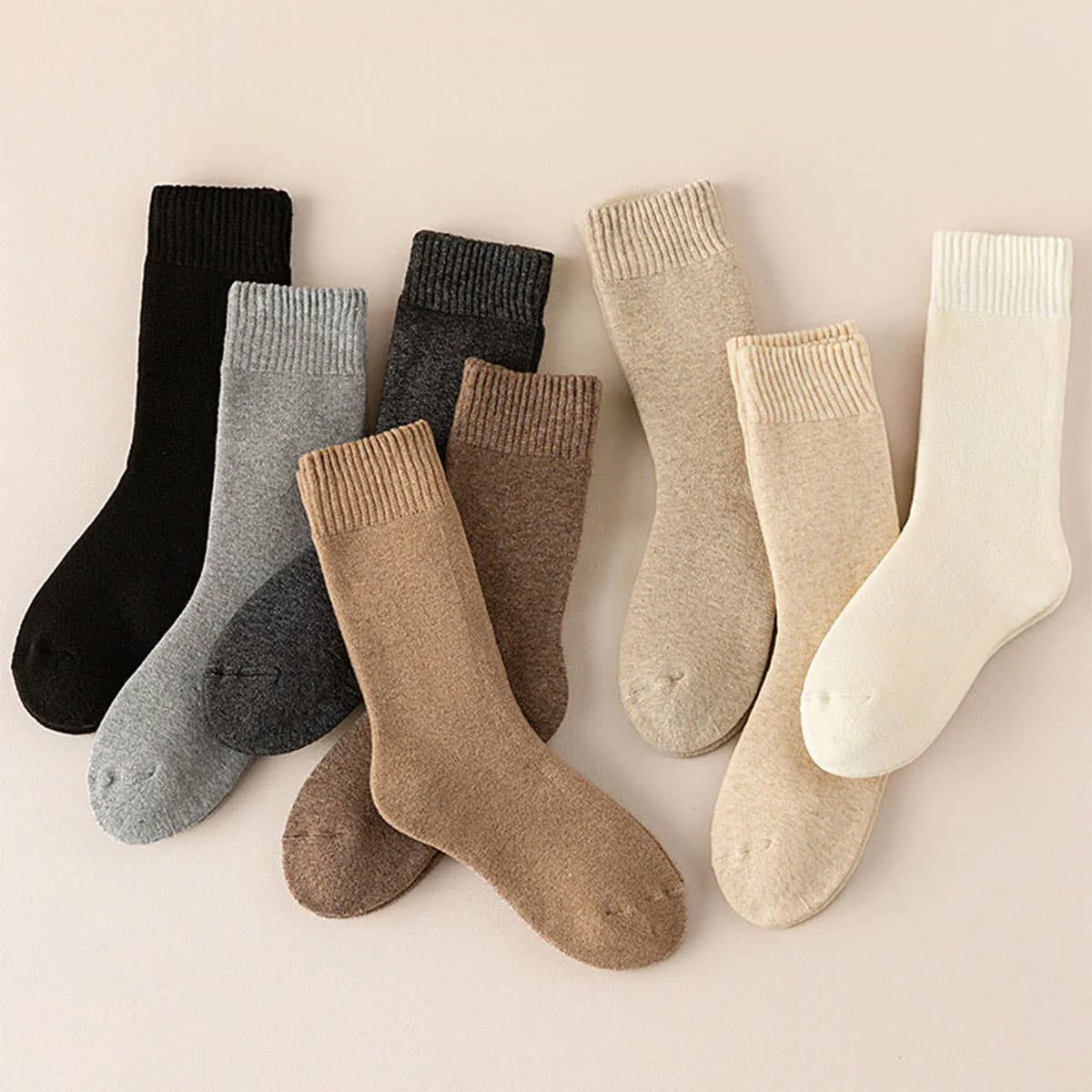 Soft Cashmere Crew Socks