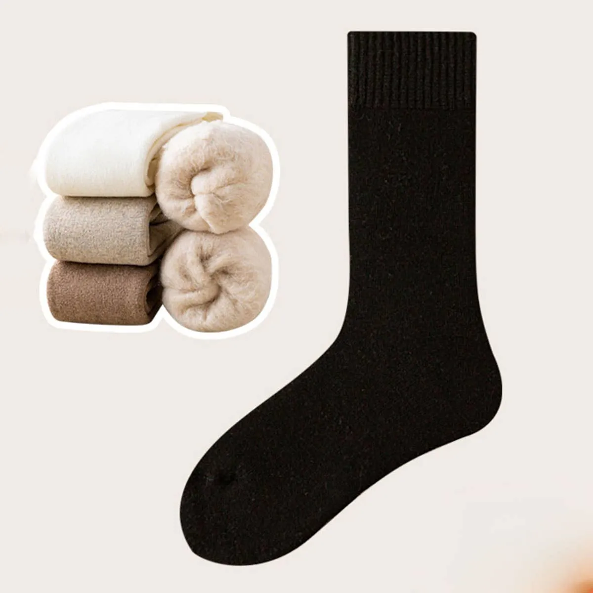 Soft Cashmere Crew Socks