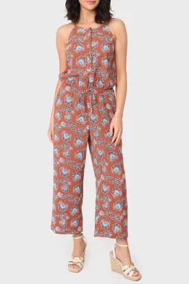 Villa Mia Henley Jumpsuit