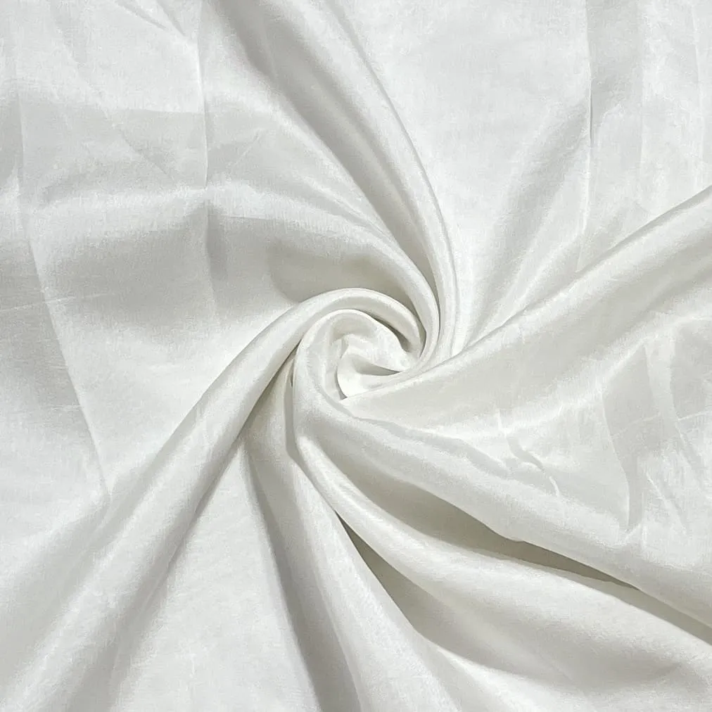 White Solid Modal Silk Dyeable Fabric