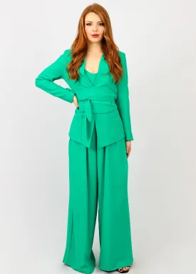 Wide Leg Suit Pants